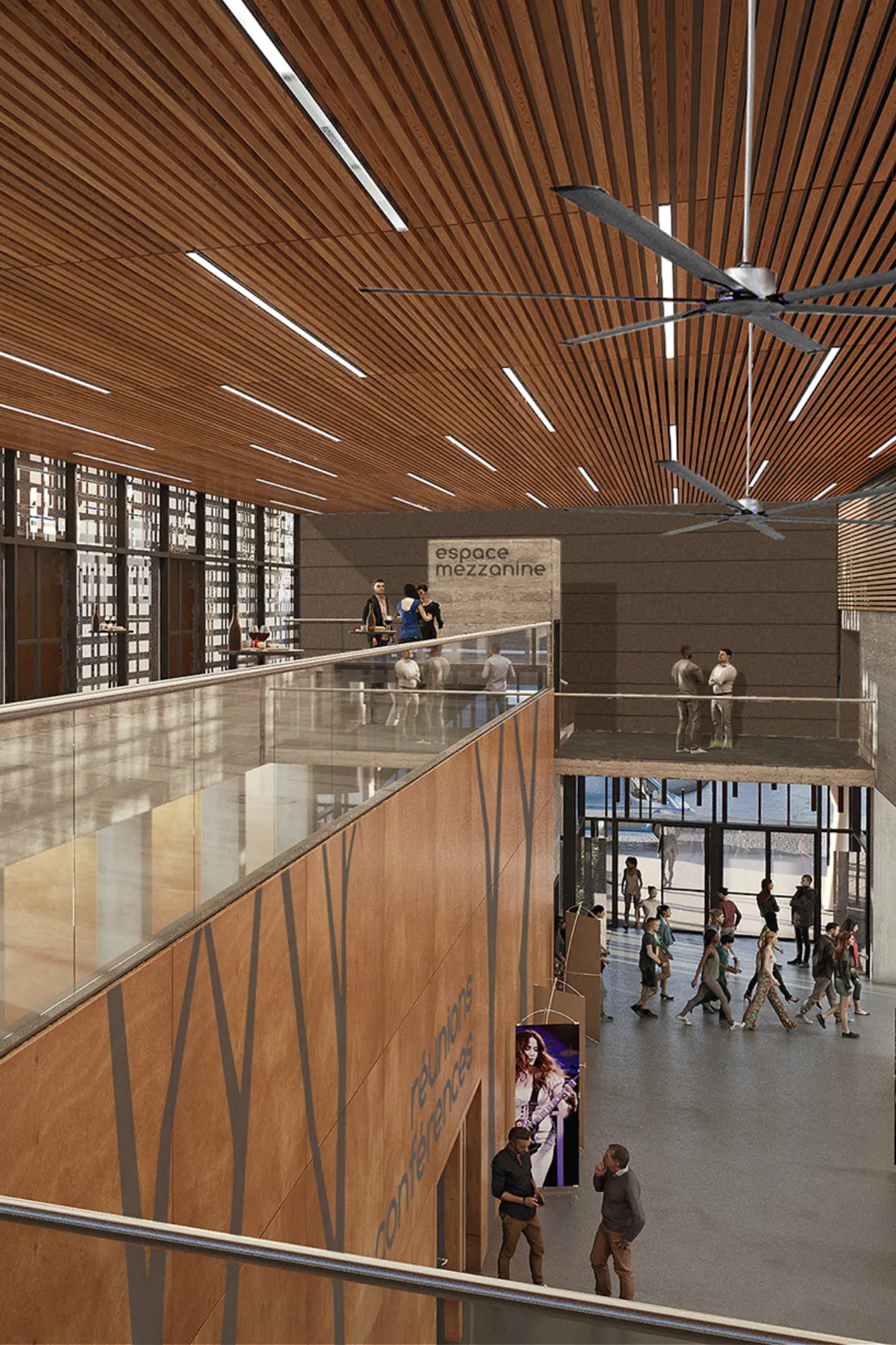 Espace Étincelle — la mezzanine