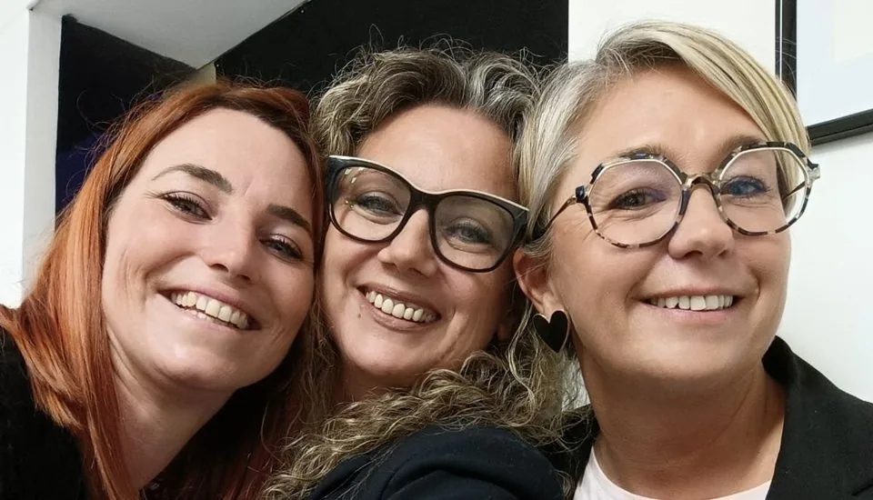 L'équipe de l'association Boobs'n Roses